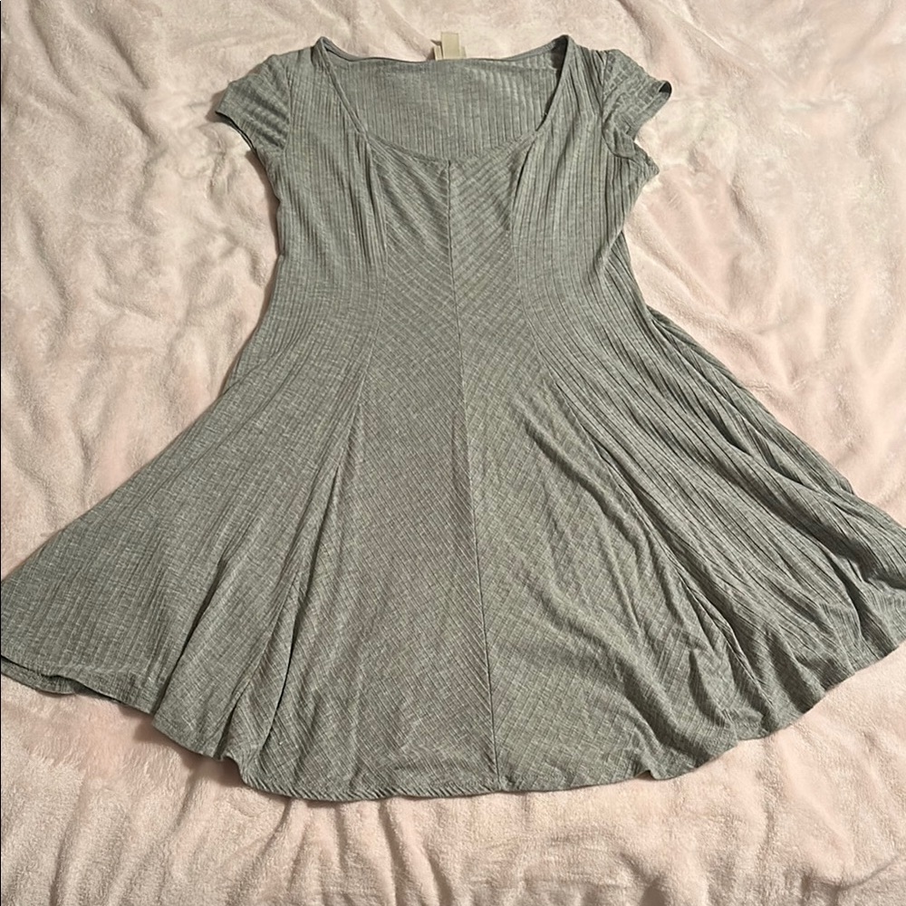 Elegant Gray Women's Dress